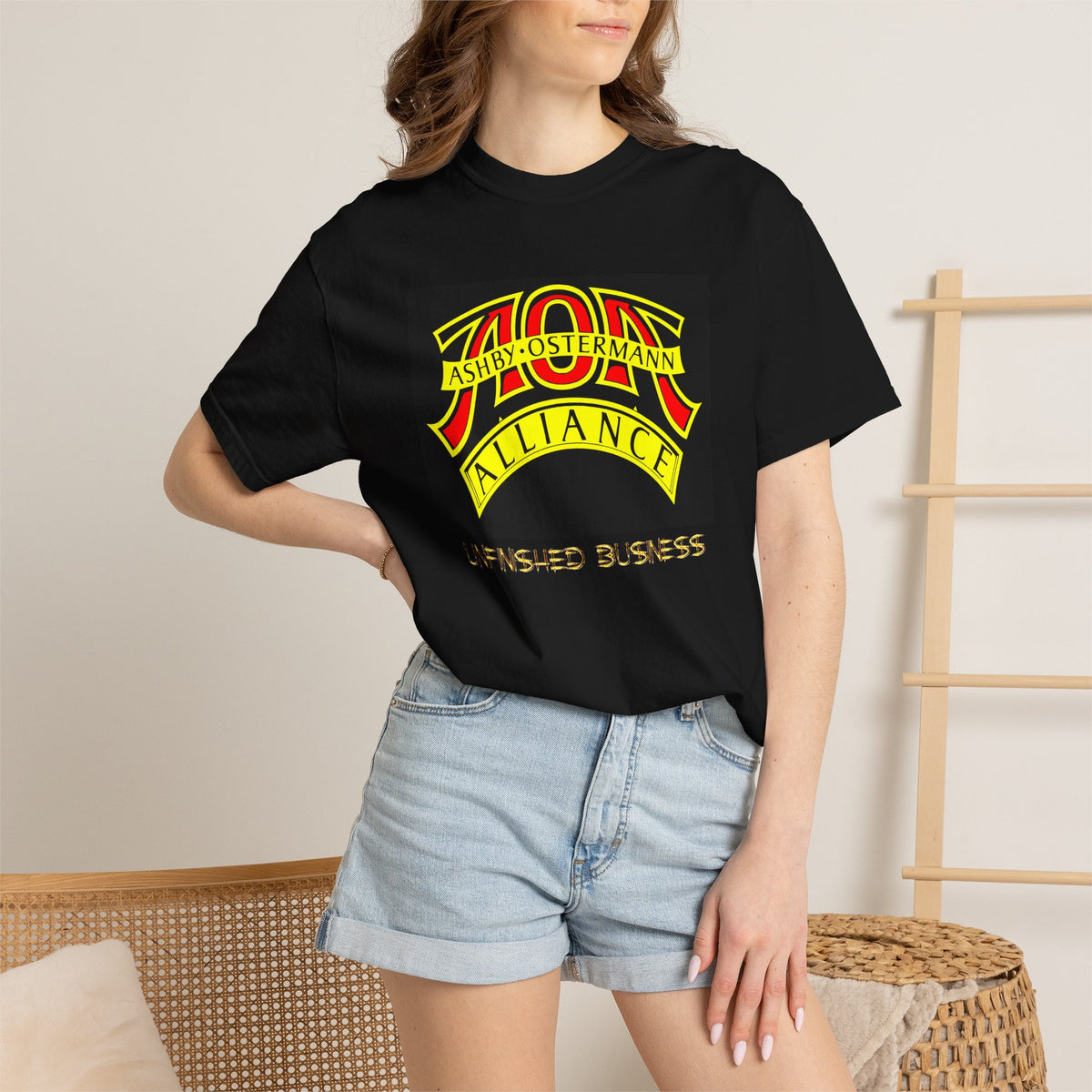 Ashby Ostermann Alliance - "Unfinished Business" - Official LP Tee