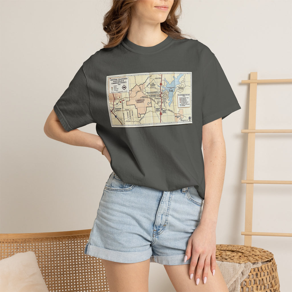 "Yellowhammer" - Lambdon County Map Tee