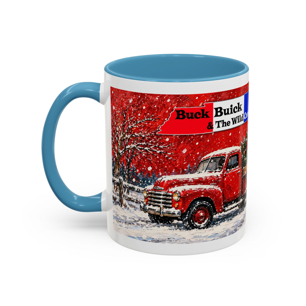 Buck Buick & The Wildcats — Christmas Accent Coffee Mug (11, 15oz)