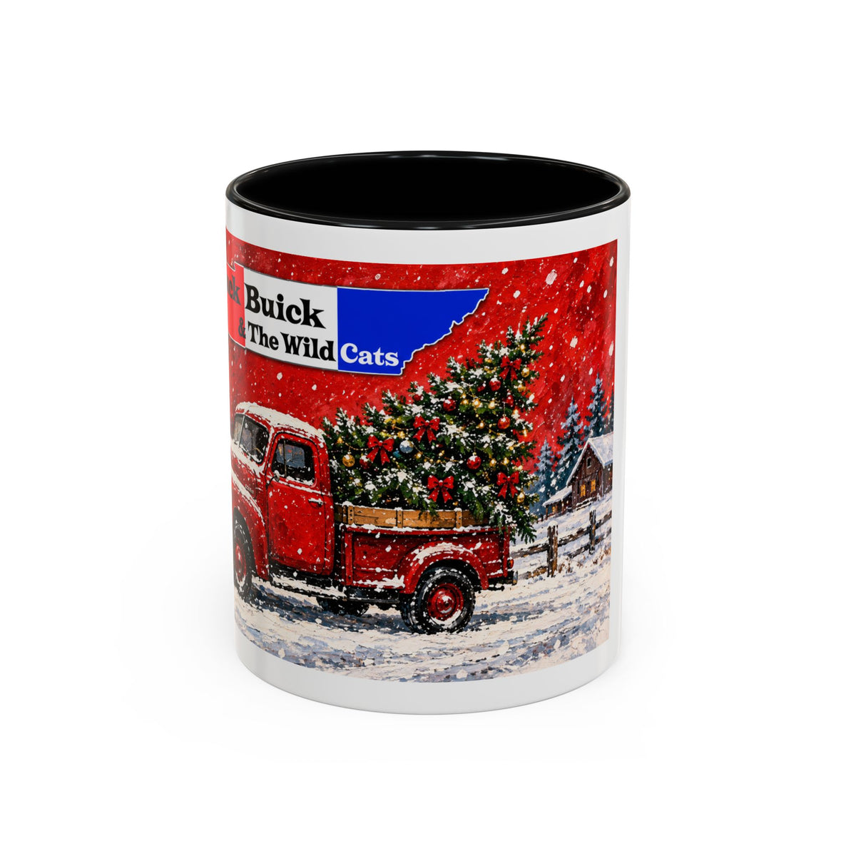 Buck Buick & The Wildcats — Christmas Accent Coffee Mug (11, 15oz)