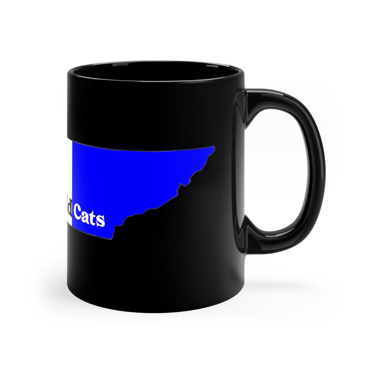 Buck Buck & The Wildcats "Tennessee Pride" Black Coffee Mug, 11oz