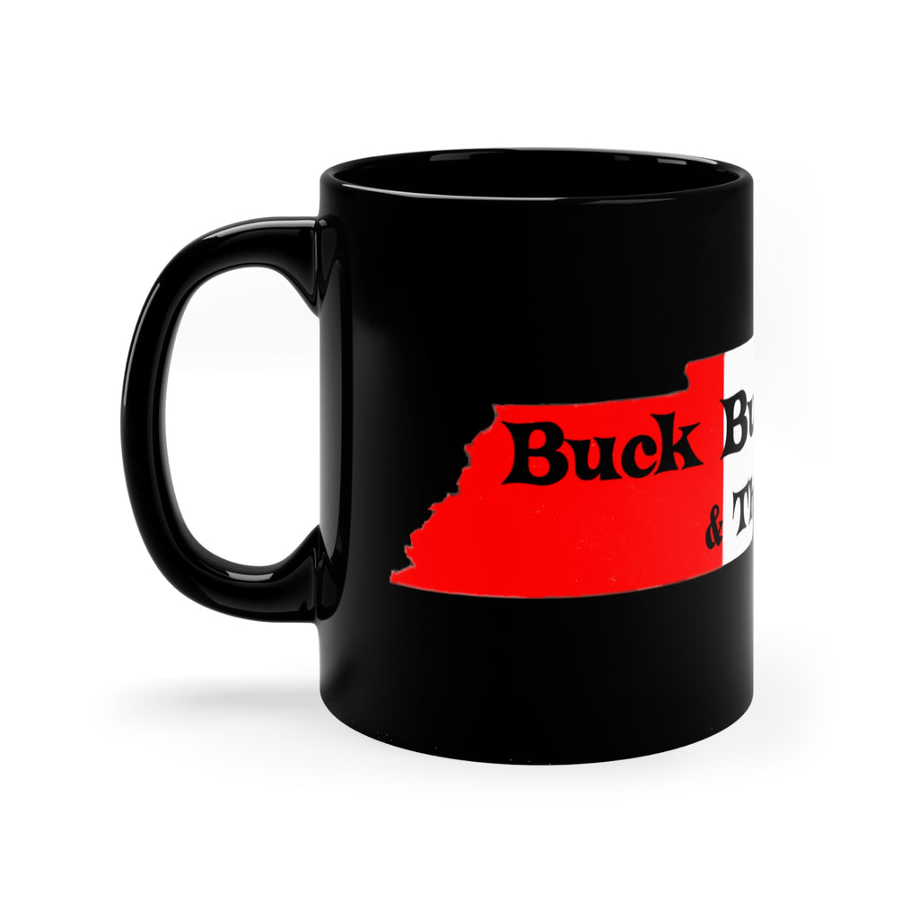 Buck Buck & The Wildcats "Tennessee Pride" Black Coffee Mug, 11oz