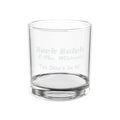 "This Drink's On Me" - with the Buck Buick & The Wildcats Engraved Retro logo on a Whiskey Glass, 10.5oz