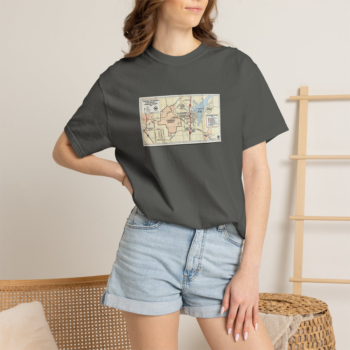 "Yellowhammer" - Lambdon County Map Tee