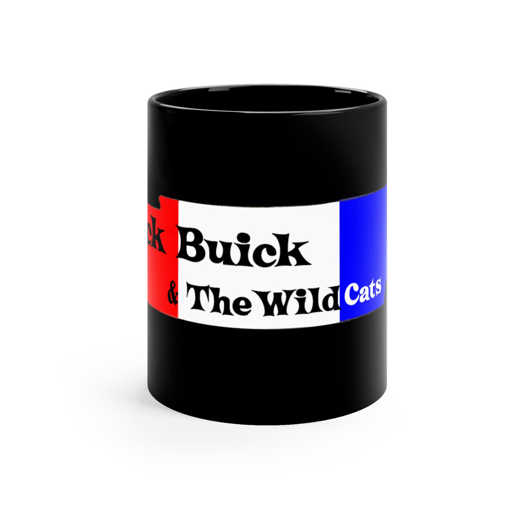 Buck Buck & The Wildcats "Tennessee Pride" Black Coffee Mug, 11oz