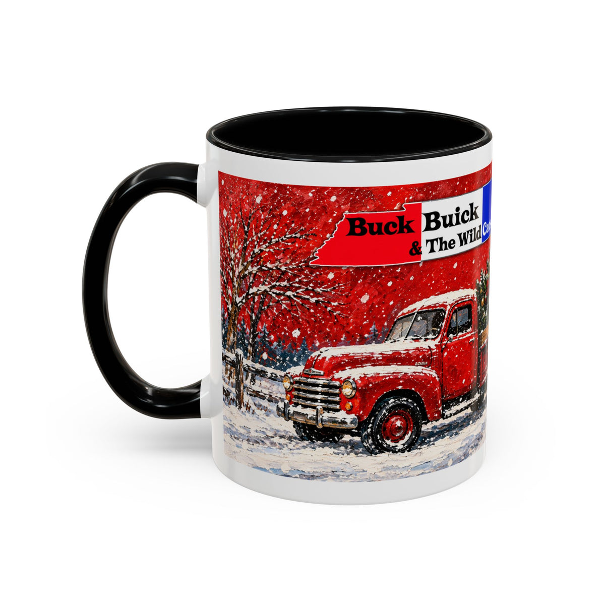 Buck Buick & The Wildcats — Christmas Accent Coffee Mug (11, 15oz)