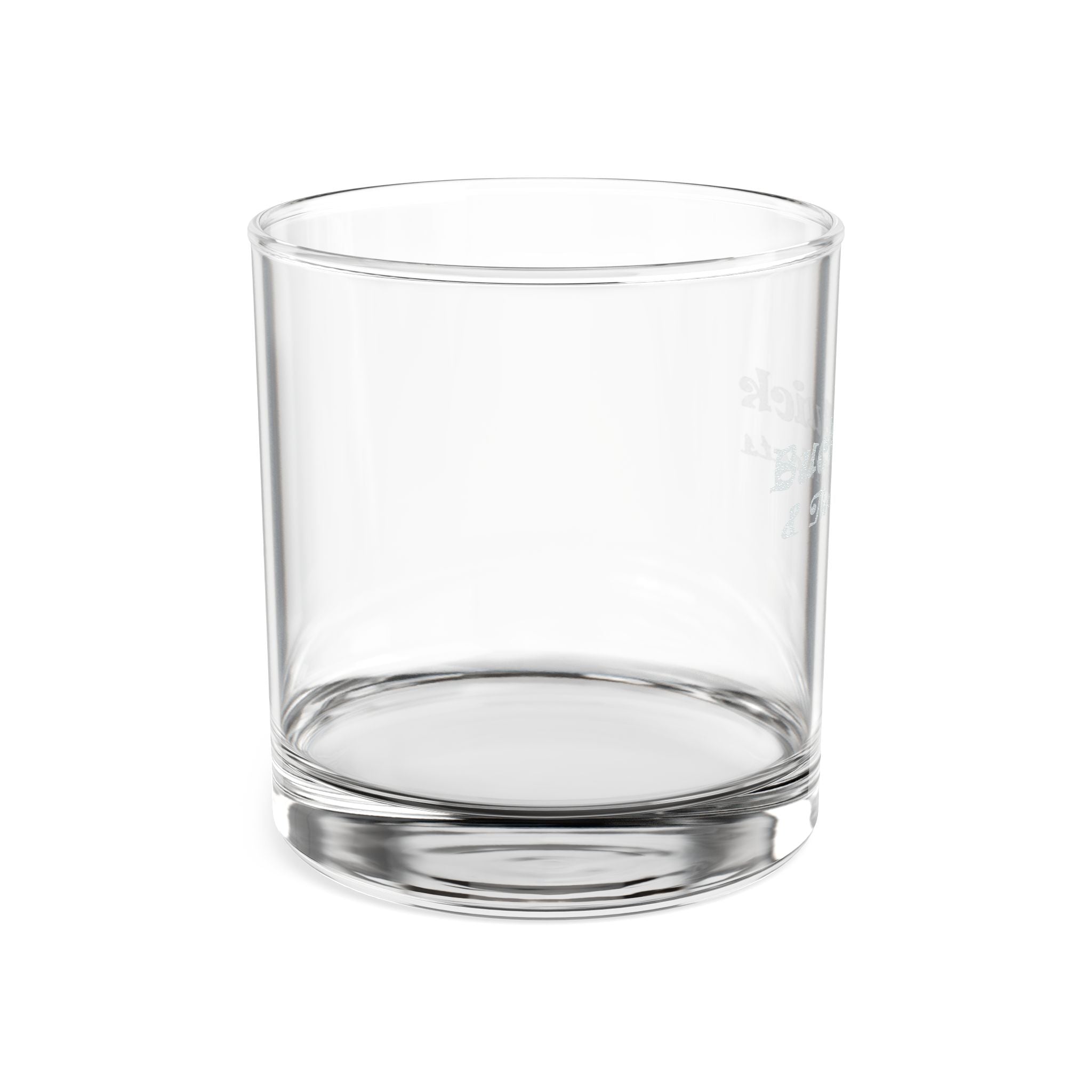 This Drink's On Me - Buck Buick & The Wildcats Engraved Retro logo on a Whiskey Glass, 10.5oz