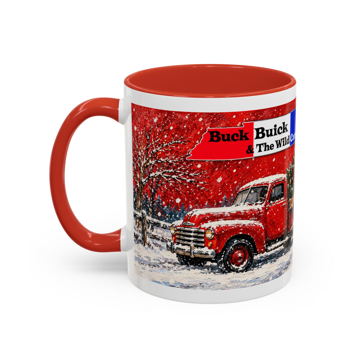 Buck Buick & The Wildcats — Christmas Accent Coffee Mug (11, 15oz)