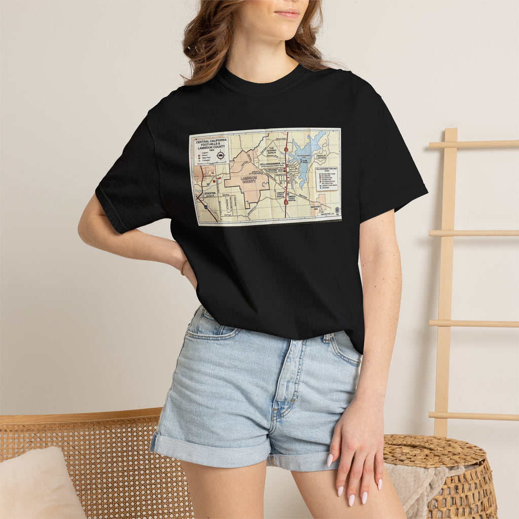 "Yellowhammer" - Lambdon County Map Tee