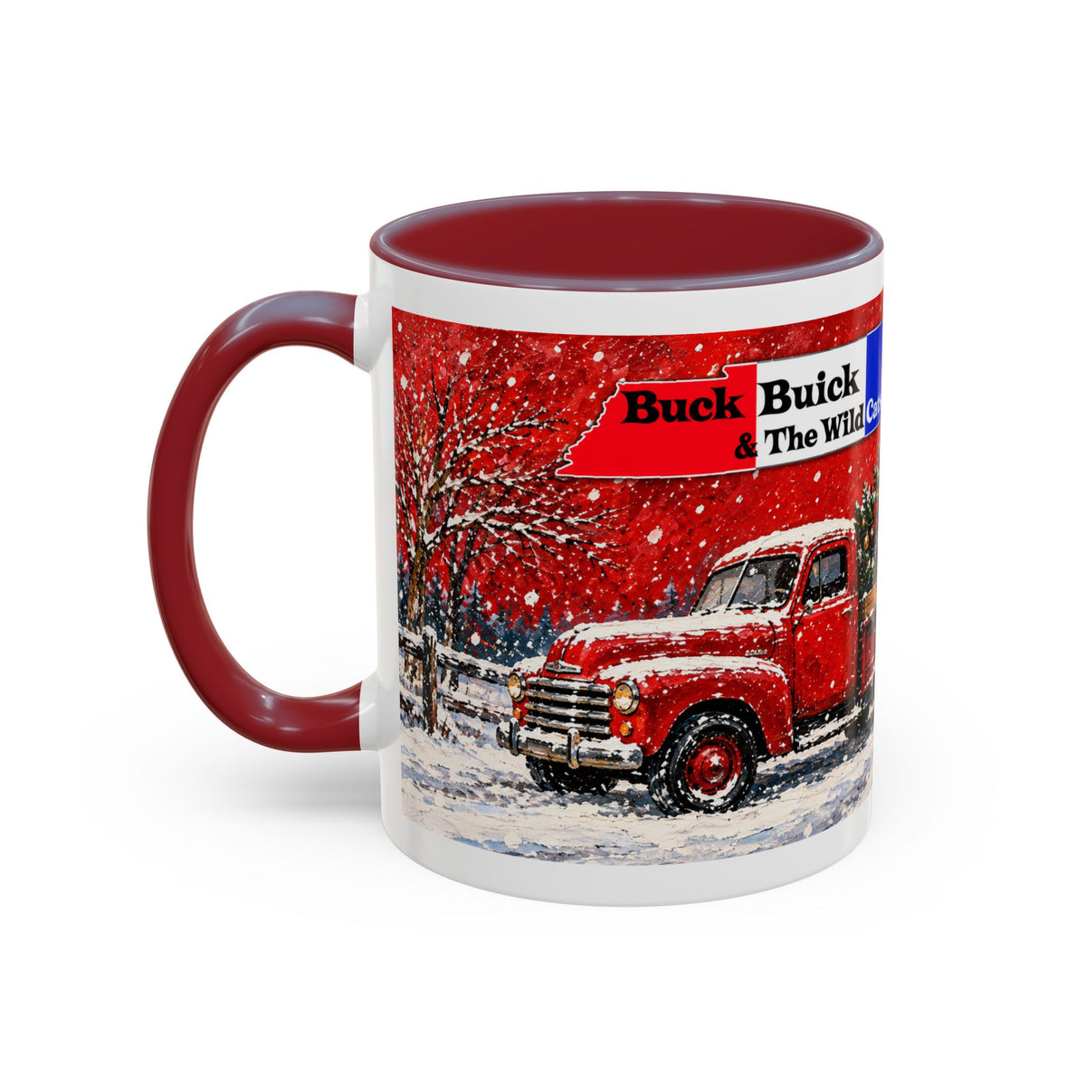 Buck Buick & The Wildcats — Christmas Accent Coffee Mug (11, 15oz)