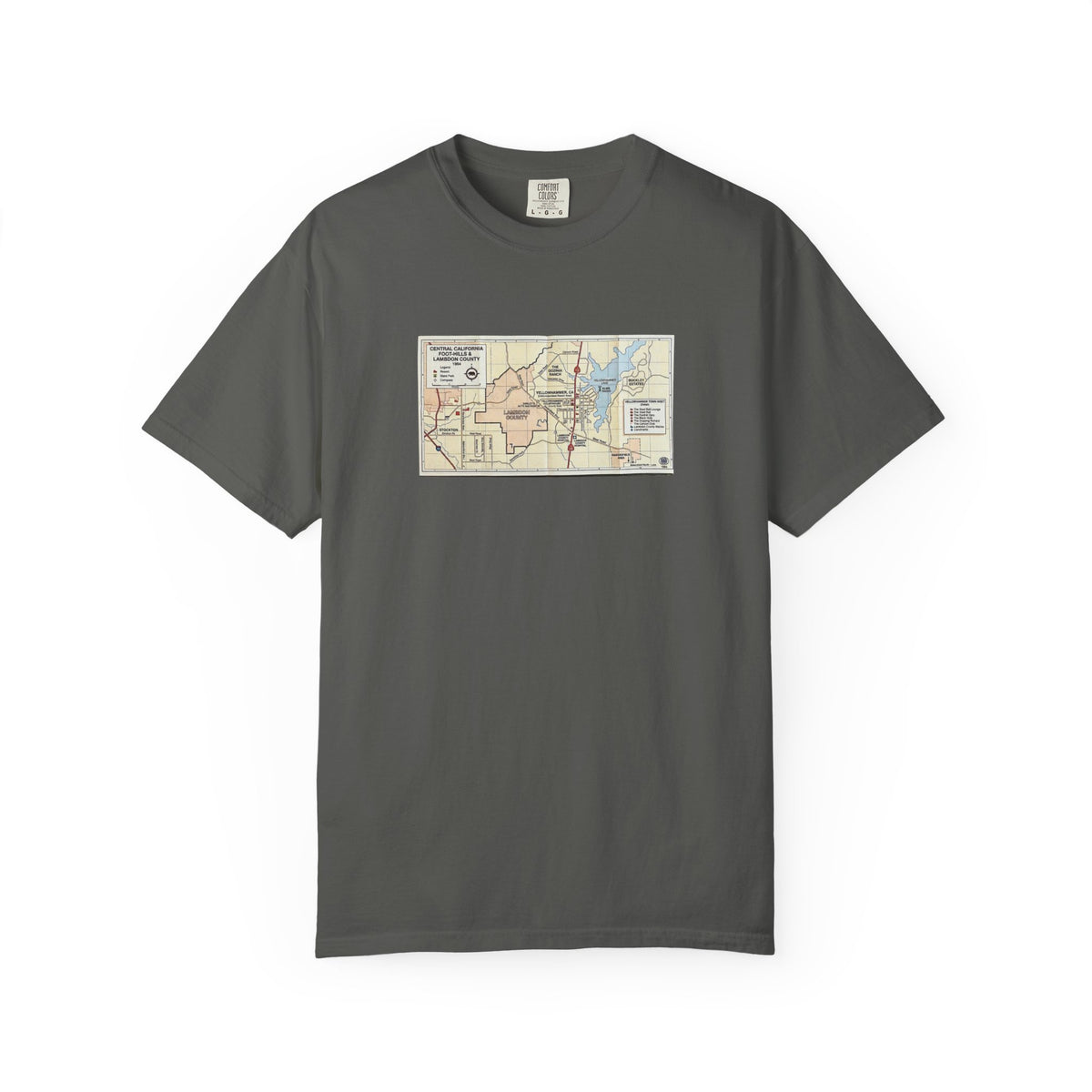 "Yellowhammer" - Lambdon County Map Tee