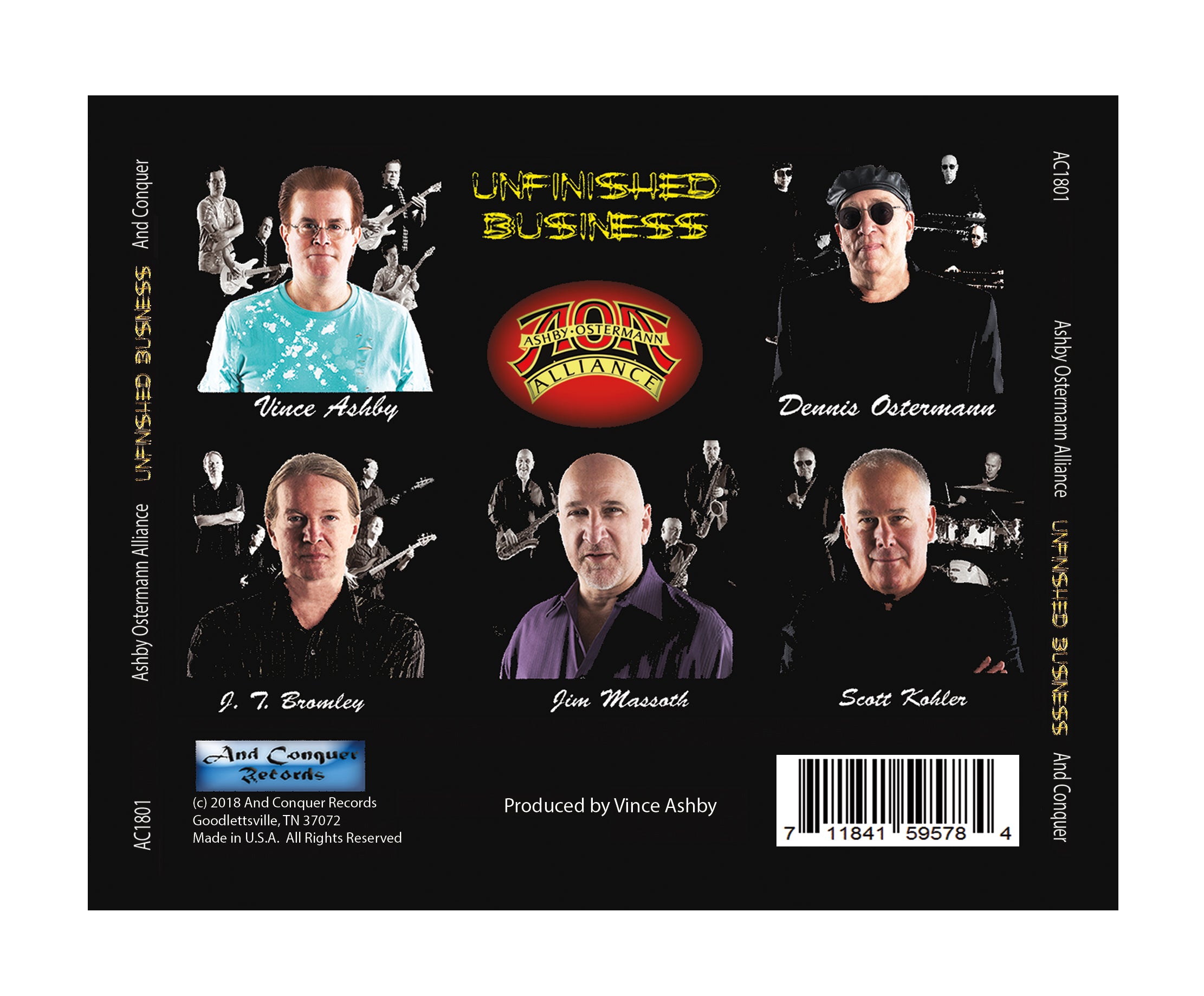"Unfinished Business" - Ashby Ostermann Alliance (Expanded CD Edition)